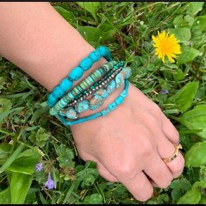 Turquoise Boho Ethnic Bracelet SOLD ❌